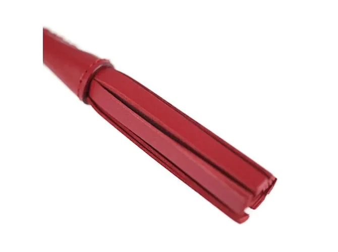 Monedero con cremallera ATHINI de Jimmy Choo Roja 