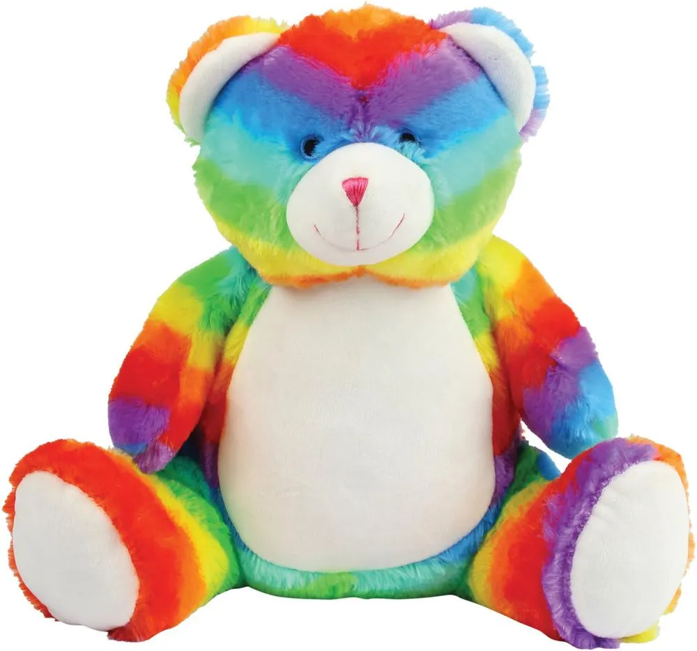 MUMBLES MM555  OSO DE PELUCHE MULTICOLOR CON CREMALLERA  MULTI