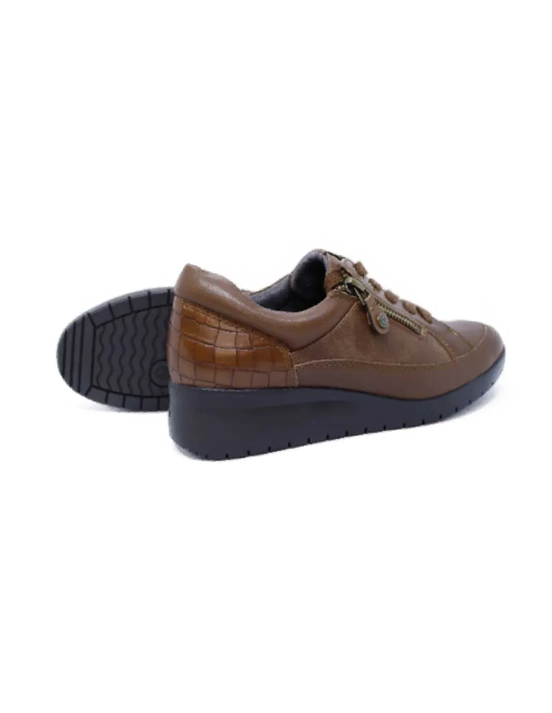MYSOFT ZAPATO PIEL CORDÓN Y CREMALLERA 24M813
