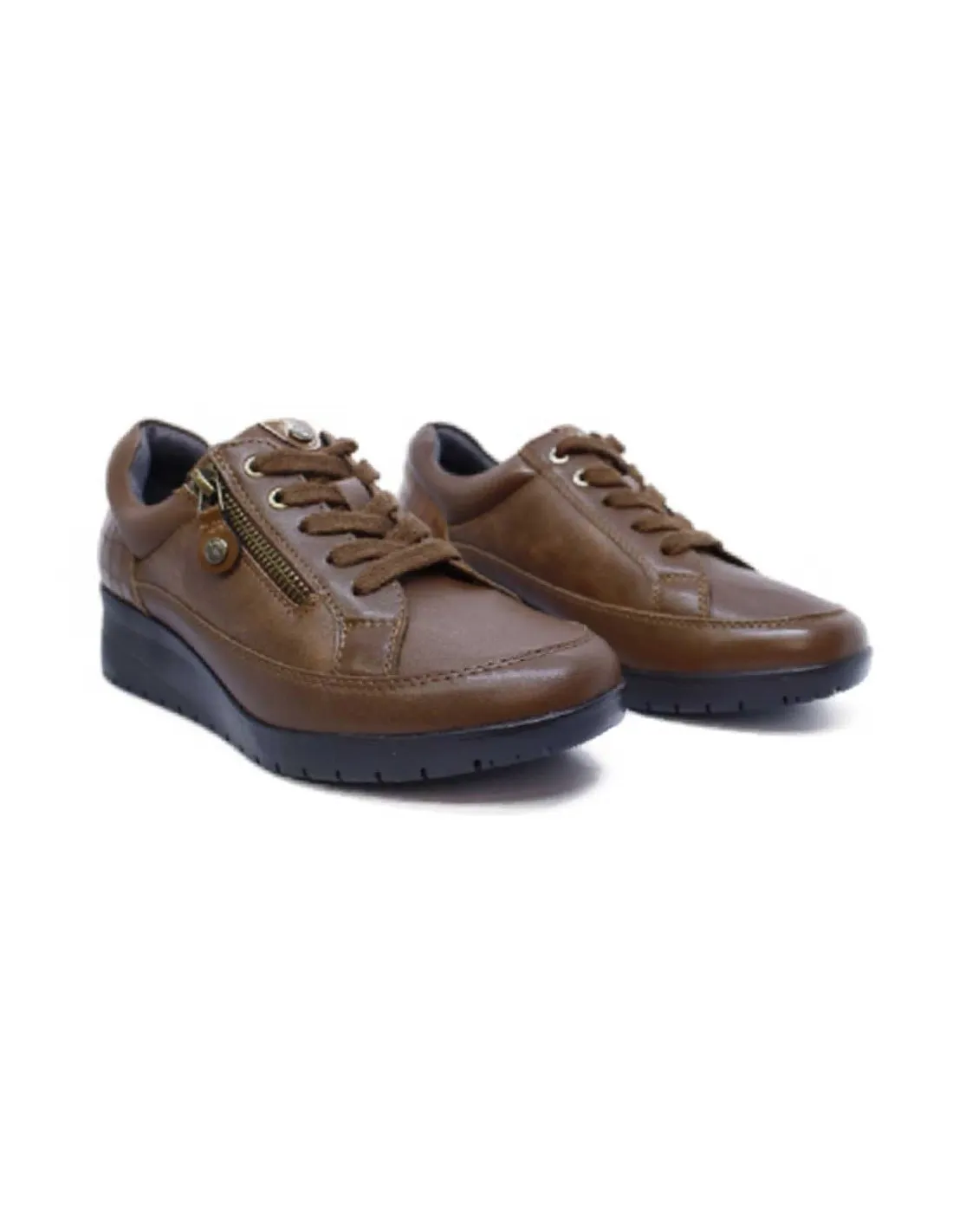 MYSOFT ZAPATO PIEL CORDÓN Y CREMALLERA 24M813