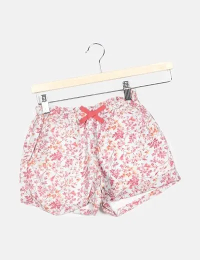 Neck & Neck Short blanco estampado floral
