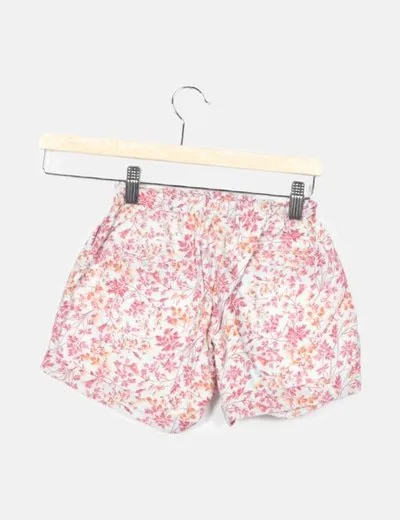 Neck & Neck Short blanco estampado floral