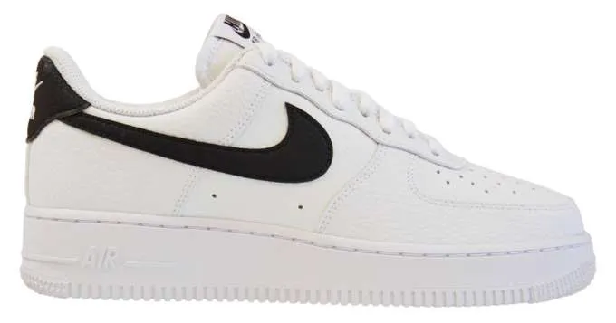 NIKE AIR FORCE 1 LOW WHITE BLACK PEBBLED LEATHER  CT2302100