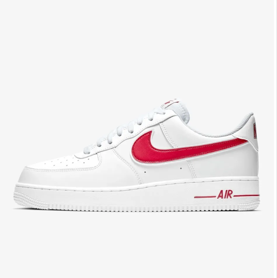 NIKE AIR FORCE MID BLANCAS Y ROJAS