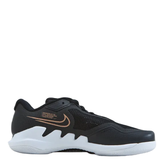 NIKE COURT AIR ZOOM VAPOR PRO WOMEN BLACK/MTLC RED BRONZEWHITE