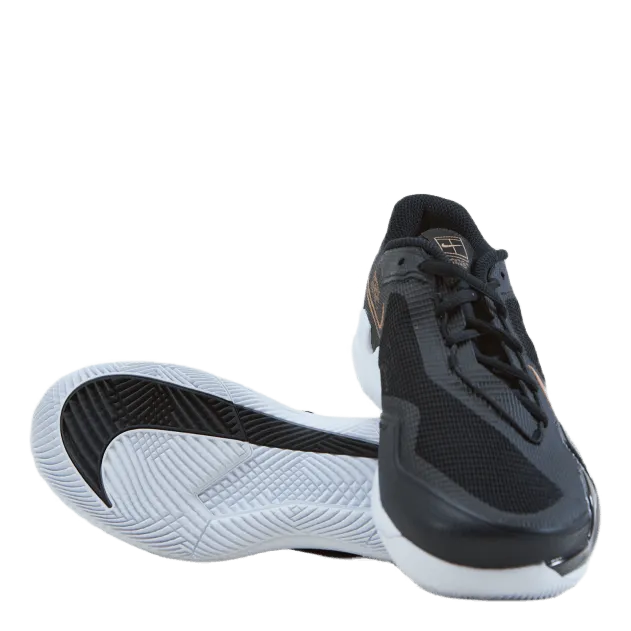 NIKE COURT AIR ZOOM VAPOR PRO WOMEN BLACK/MTLC RED BRONZEWHITE
