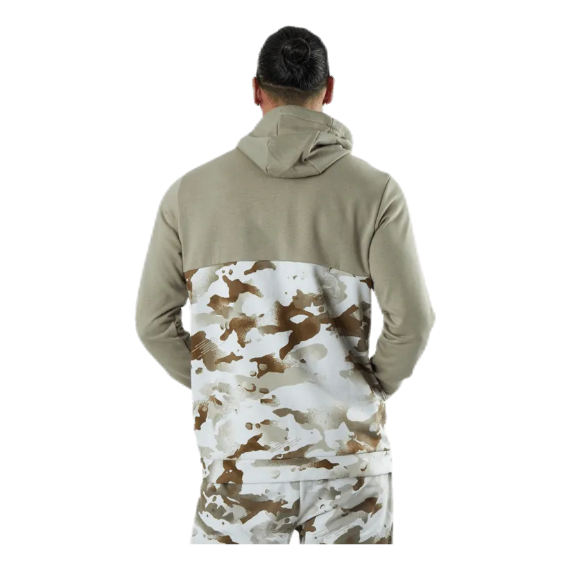 NIKE DRIFIT FZ CAMO HOOD BEIGE