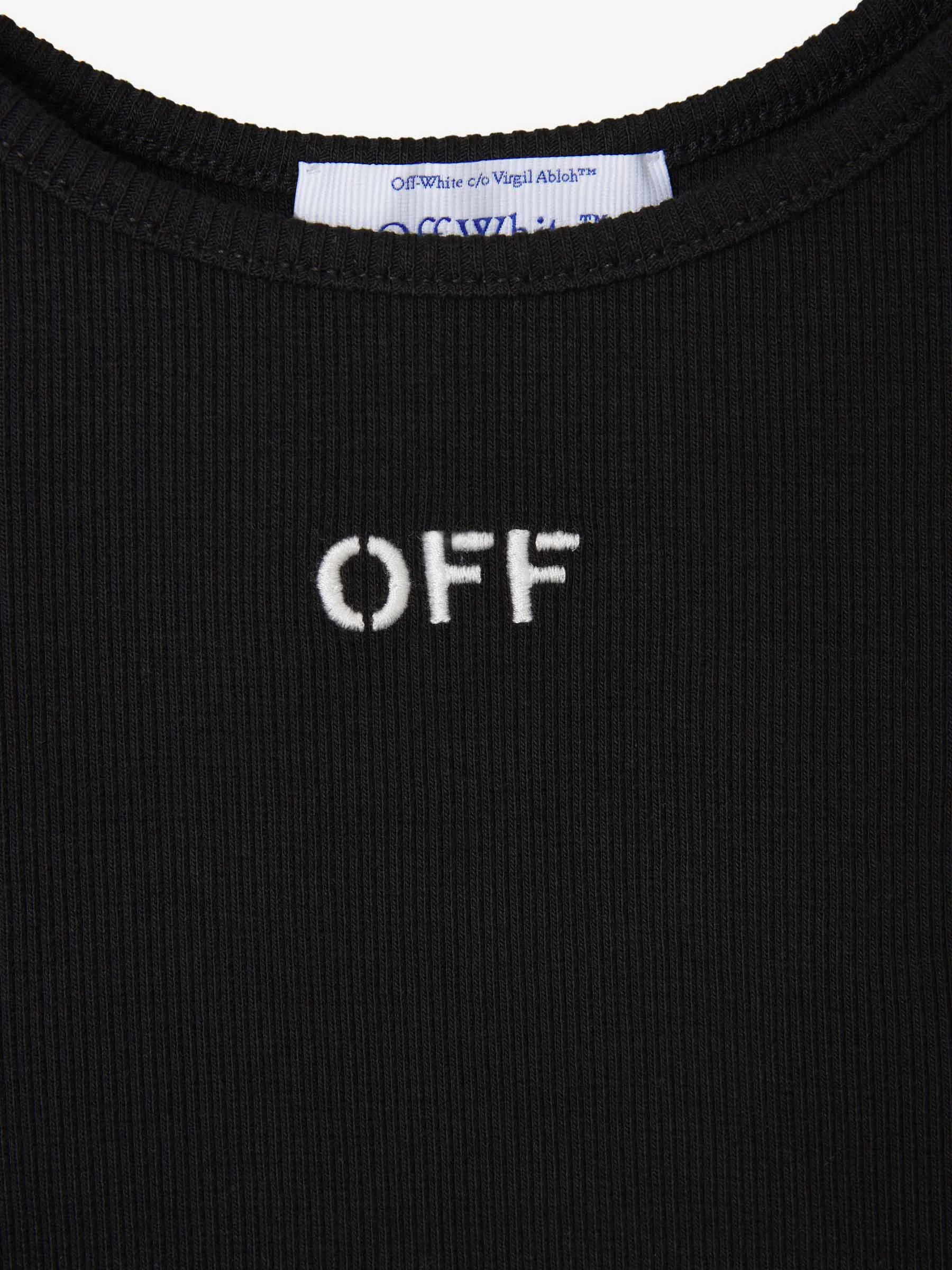 OFFWHITE TOP TIRANTES LOGO