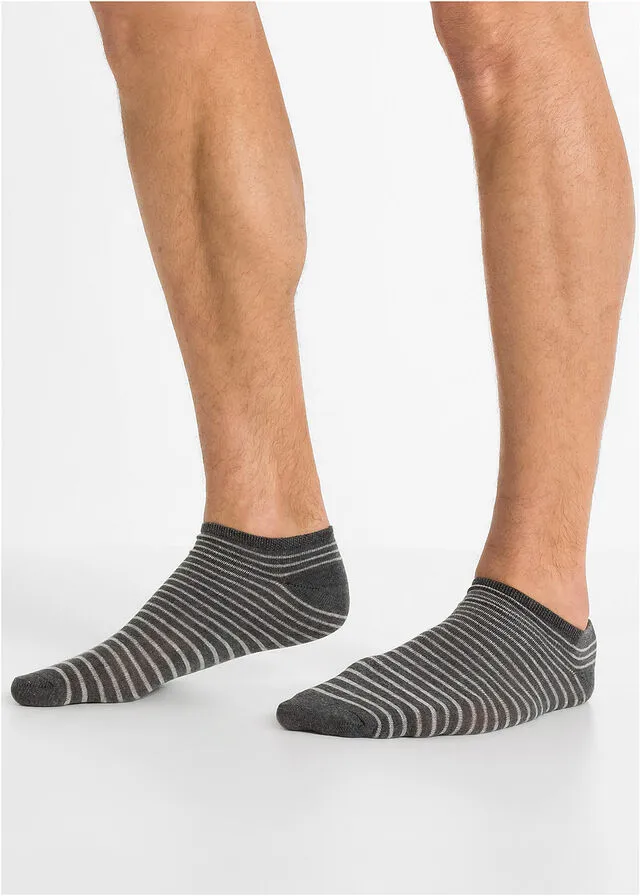 PACK DE 8 PARES DE CALCETINES DEPORTIVOS NEGROGRISBLANCO