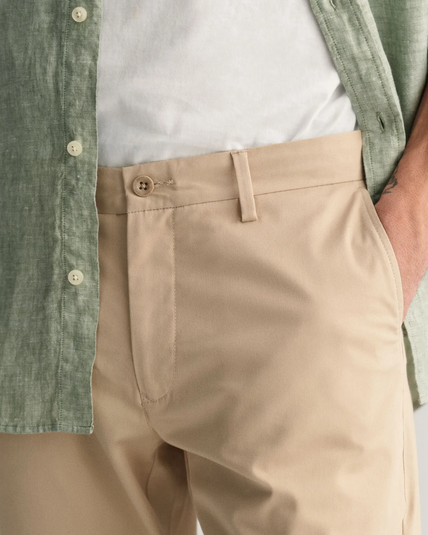 Pantalones chinos deportivos Slim Fit