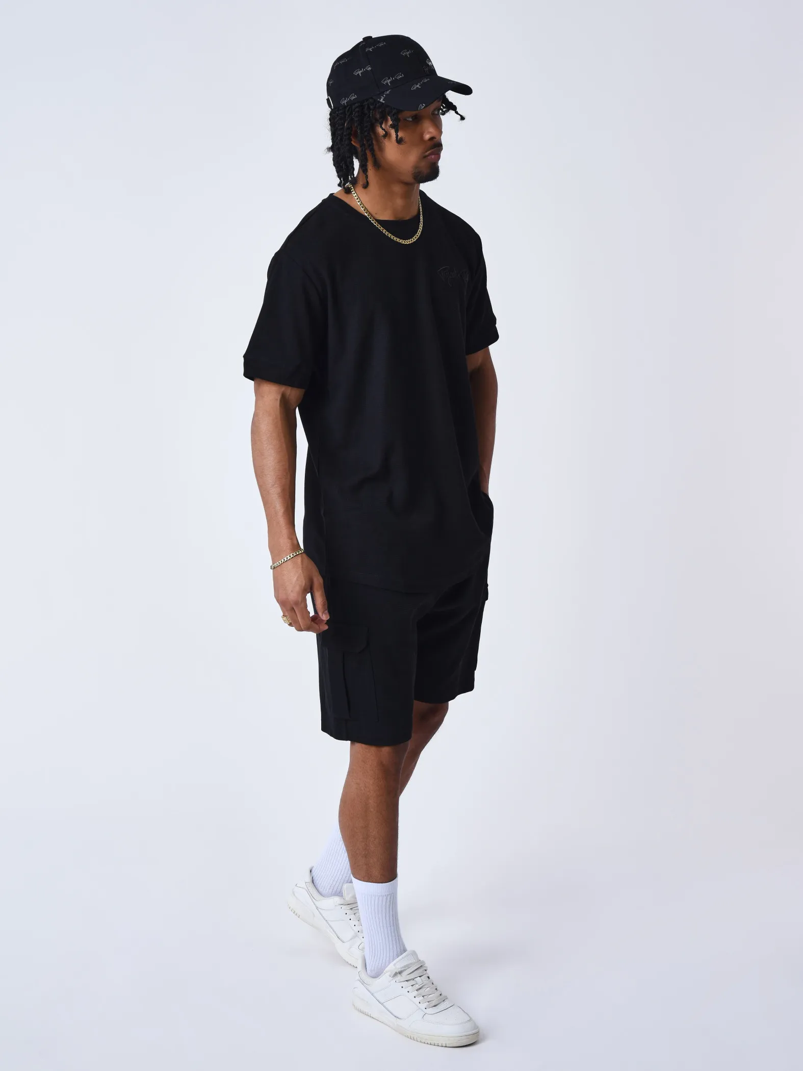 Pantalones cortos clásicos con textura