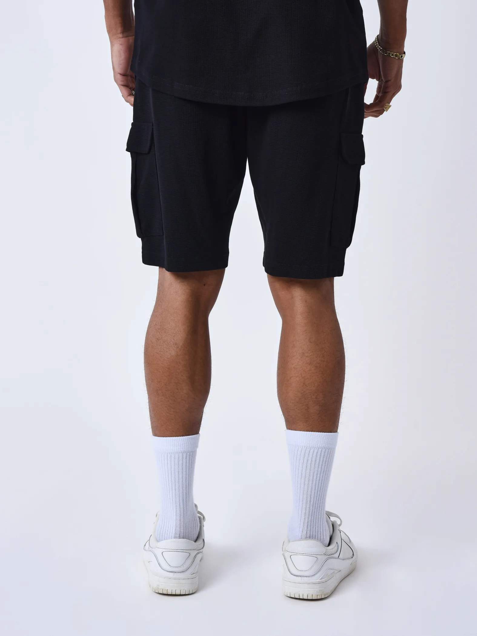 Pantalones cortos clásicos con textura