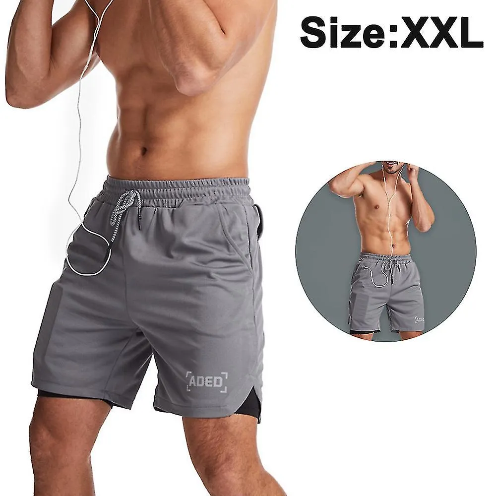 Pantalones cortos de entrenamiento para correr mujeres con forro 2 en 1 pantalones cortos deportivos atléticos con bolsillo con 
