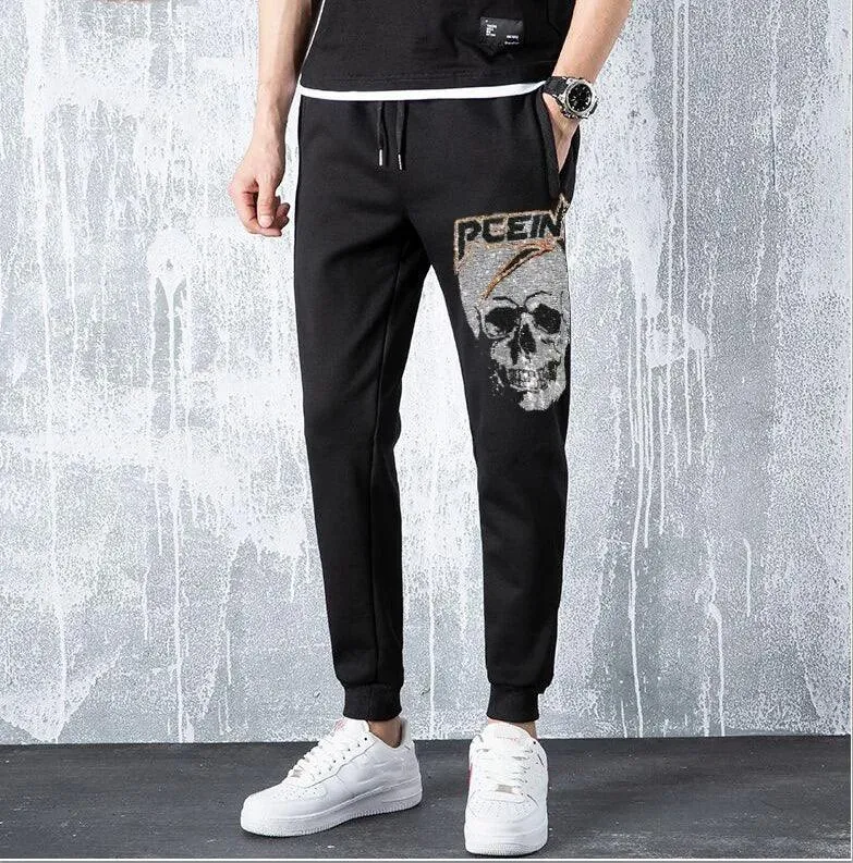 Pantalones de chándal con calavera para hombre