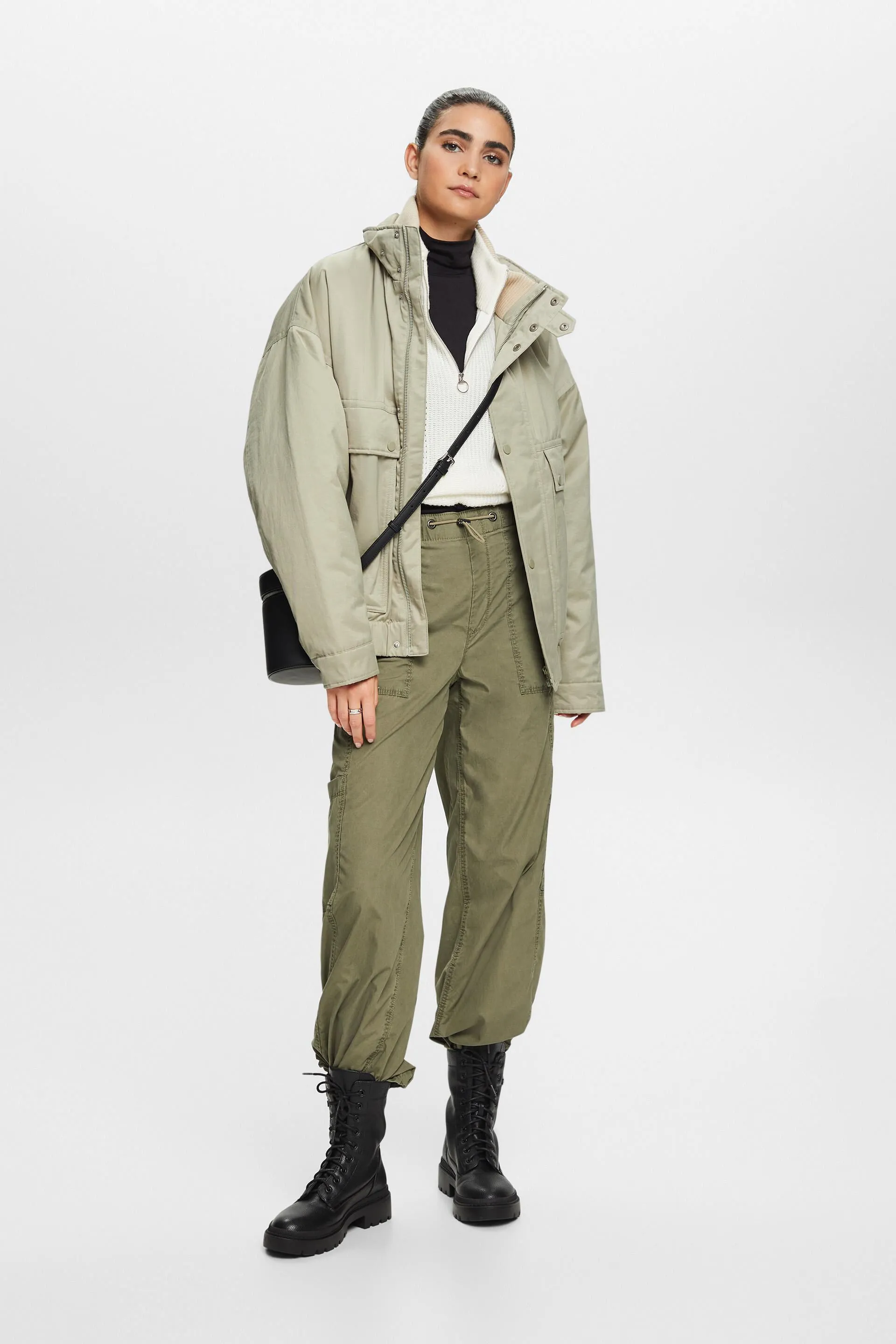 Pantalones estilo cargo, 100% algodón