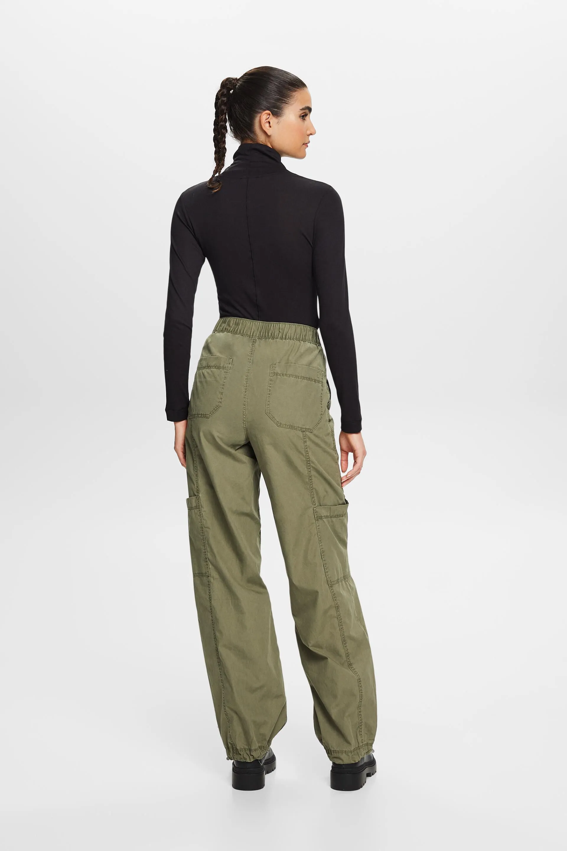 Pantalones estilo cargo, 100% algodón