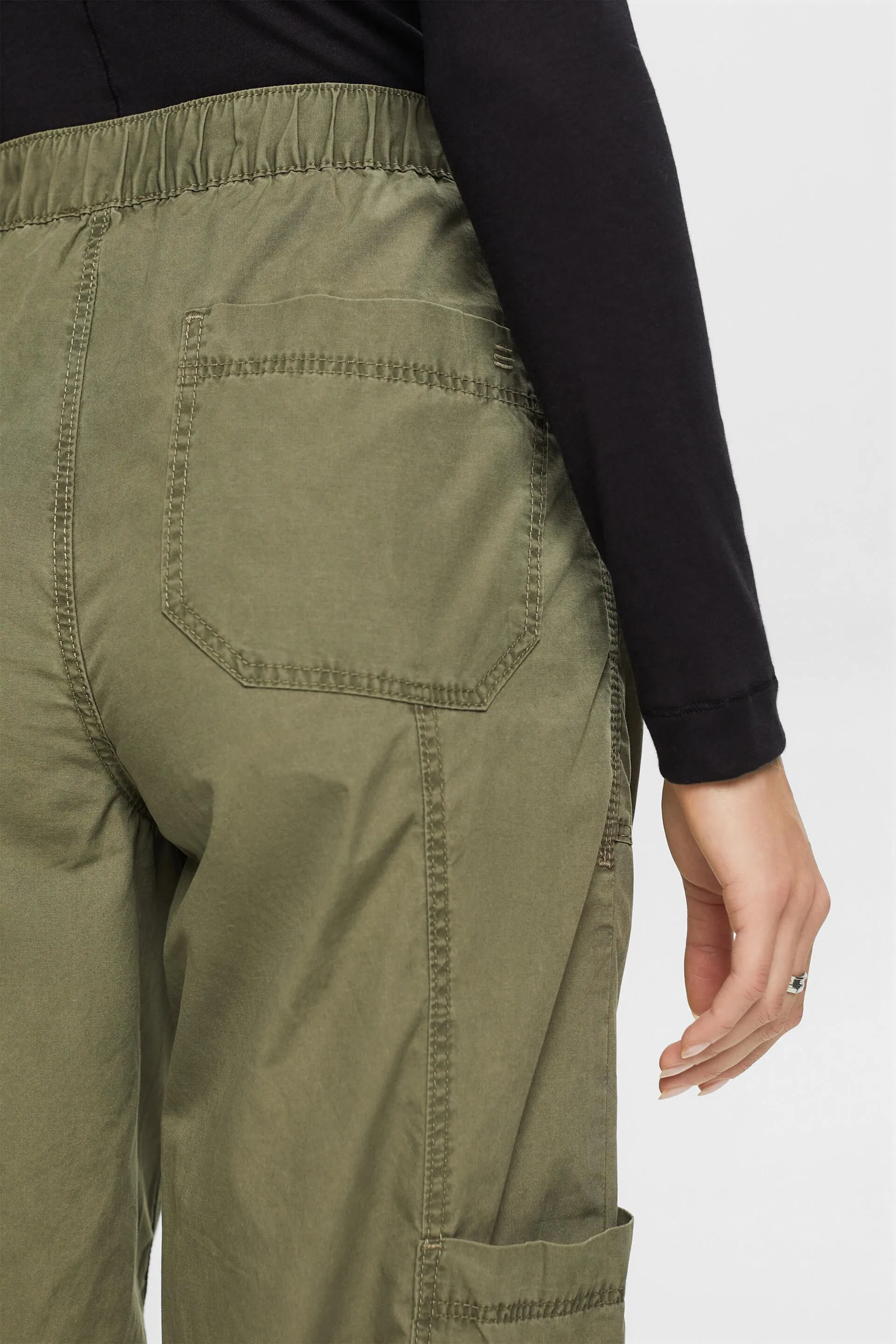 Pantalones estilo cargo, 100% algodón