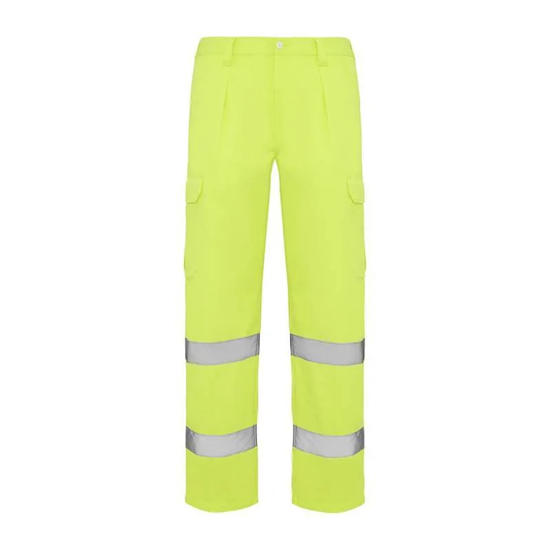 Pantalón alta visibilidad amarillo Alfa