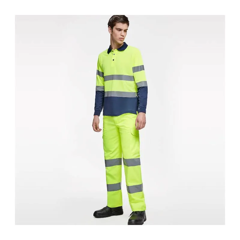 Pantalón alta visibilidad amarillo Alfa