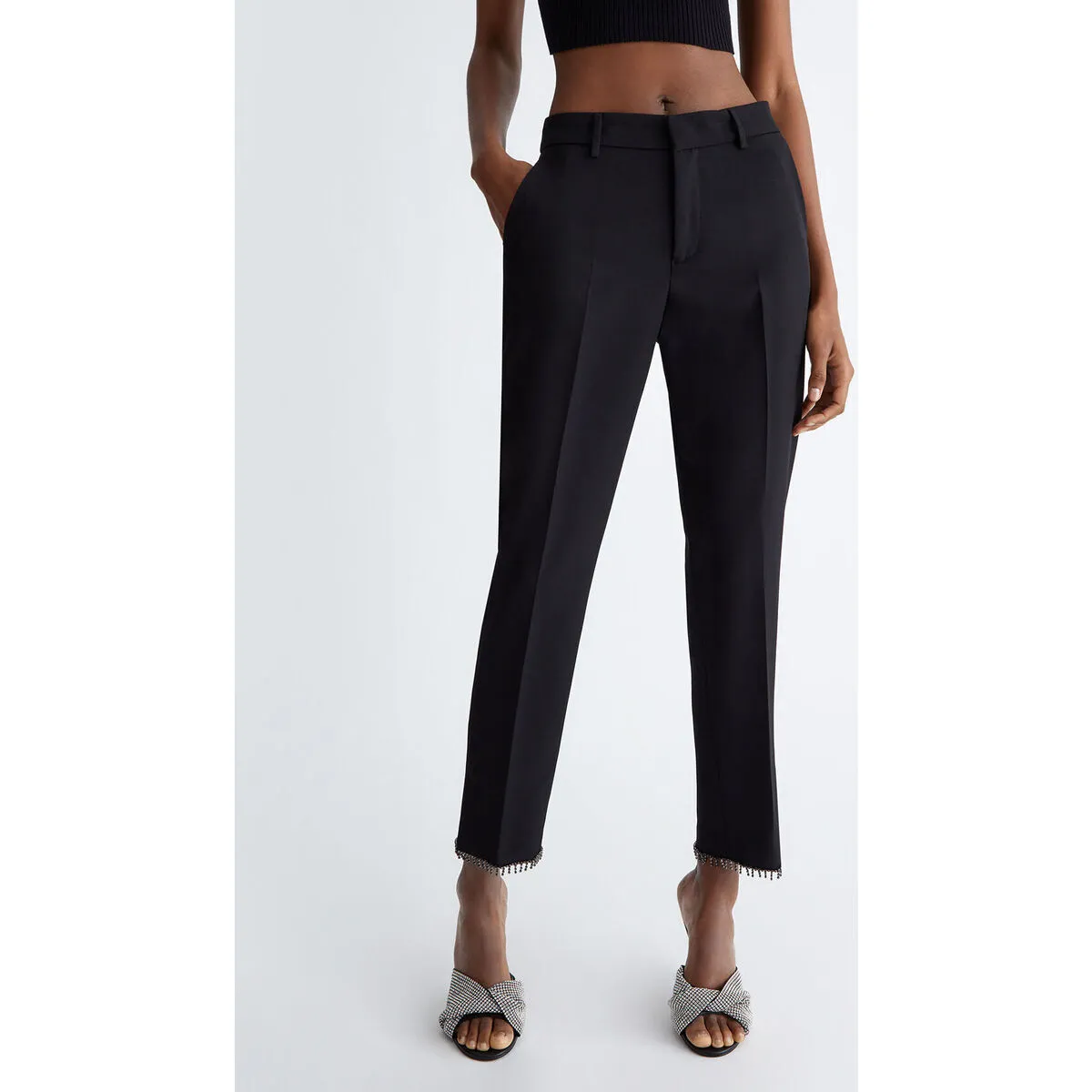 Pantalón chino con strass