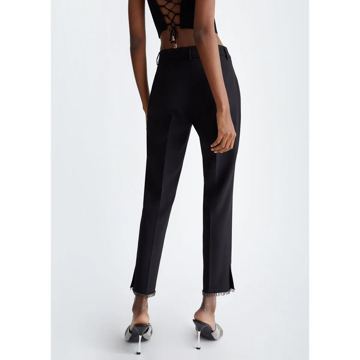 Pantalón chino con strass