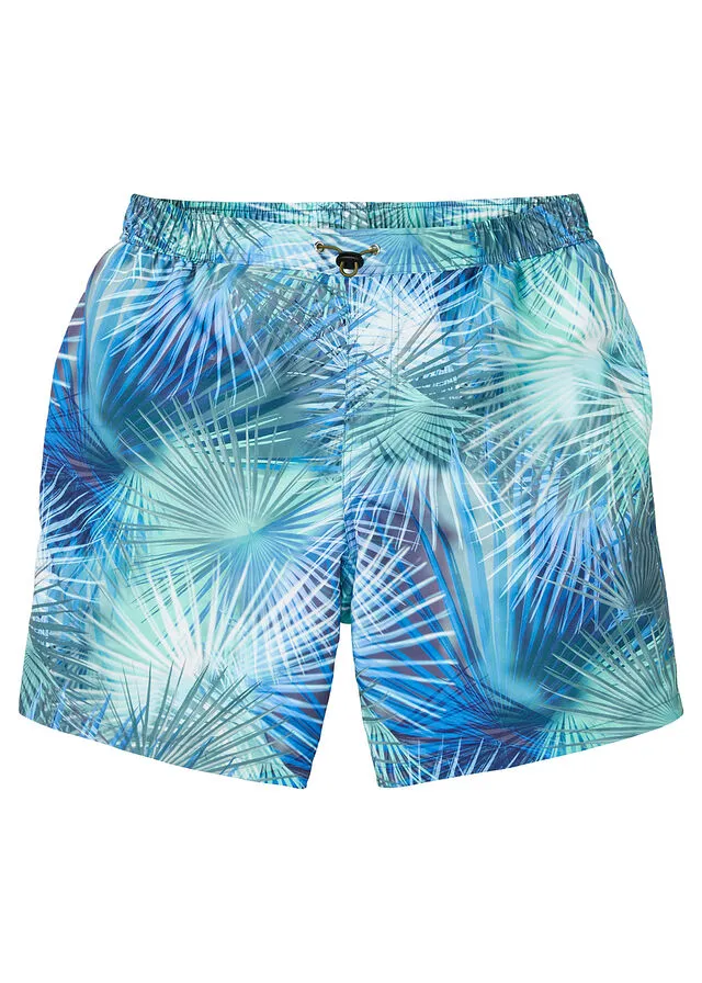 Pantalón corto de playa Verde grisáceo con estampado gráfico