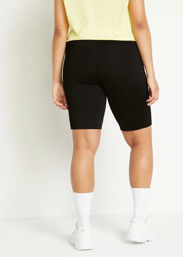 Pantalón de ciclista funcional de secado rápido Negro