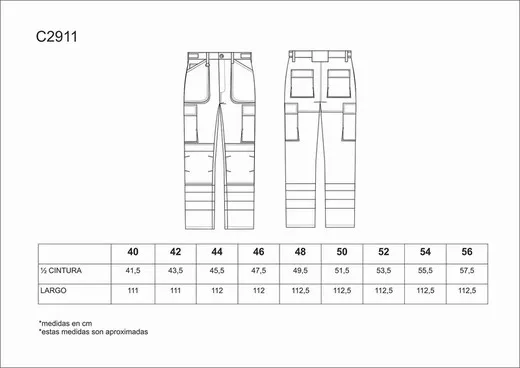 Pantalón multibolsillos con cintas reflectantes Gris