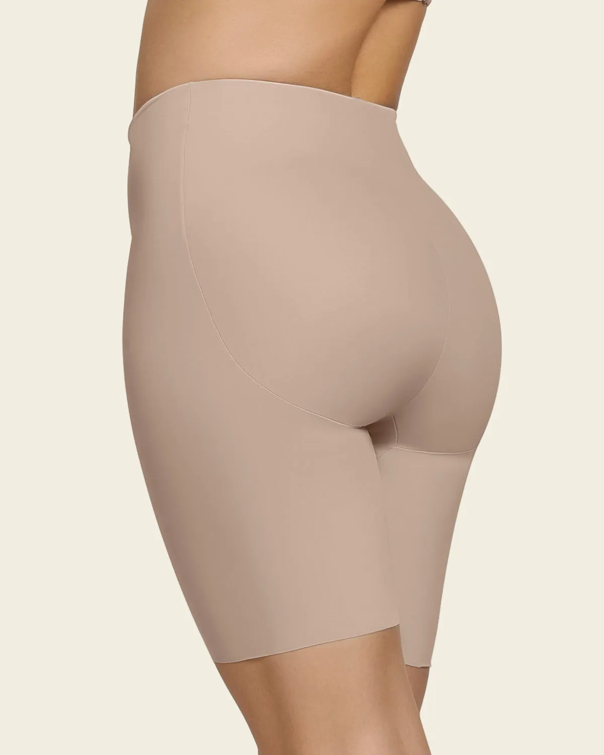 Panty short invisible de compresión de abdomen efecto levanta cola