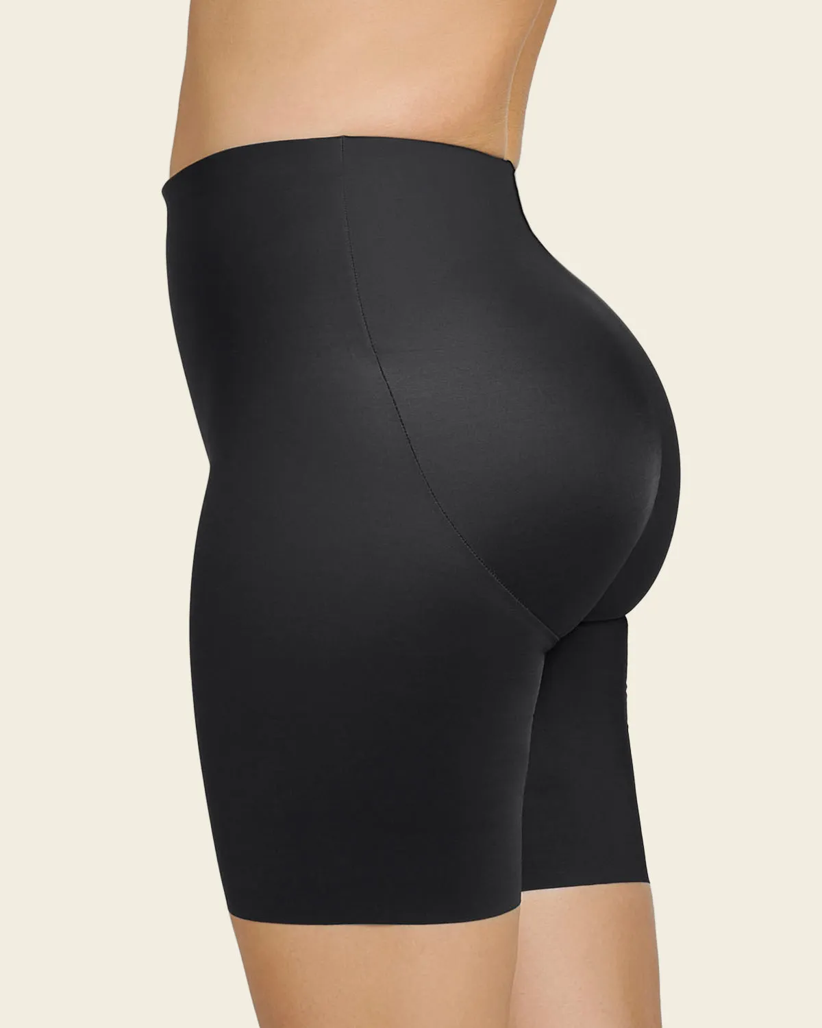Panty short invisible de compresión de abdomen efecto levanta cola