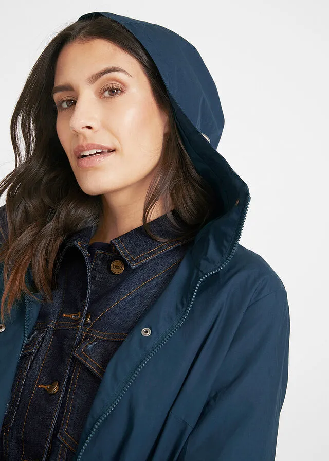 Parka con capucha Azul marino