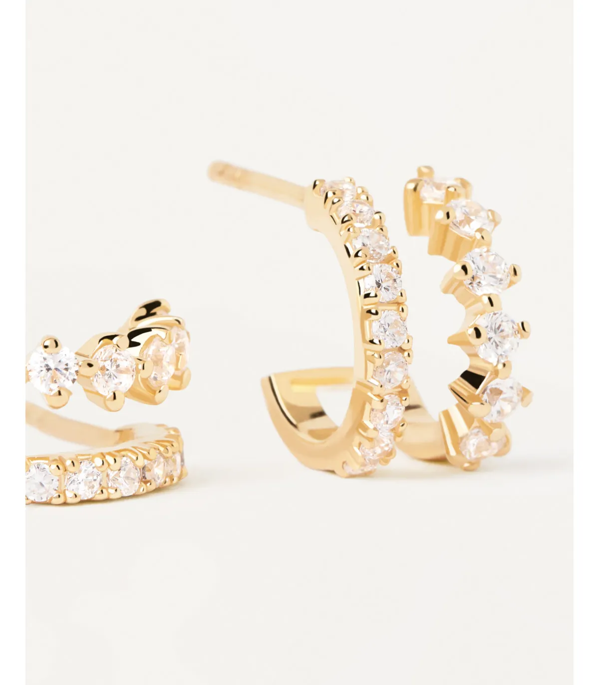 PENDIENTES PDPAOLA RUBI GOLD EARRINGS  AR01805U