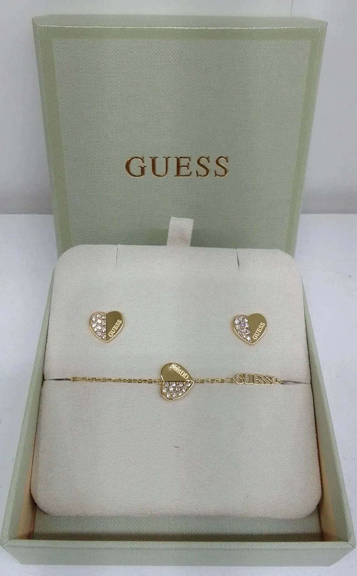 PENDIENTES Y PULSERA GUESS  JUBS03187JWYG