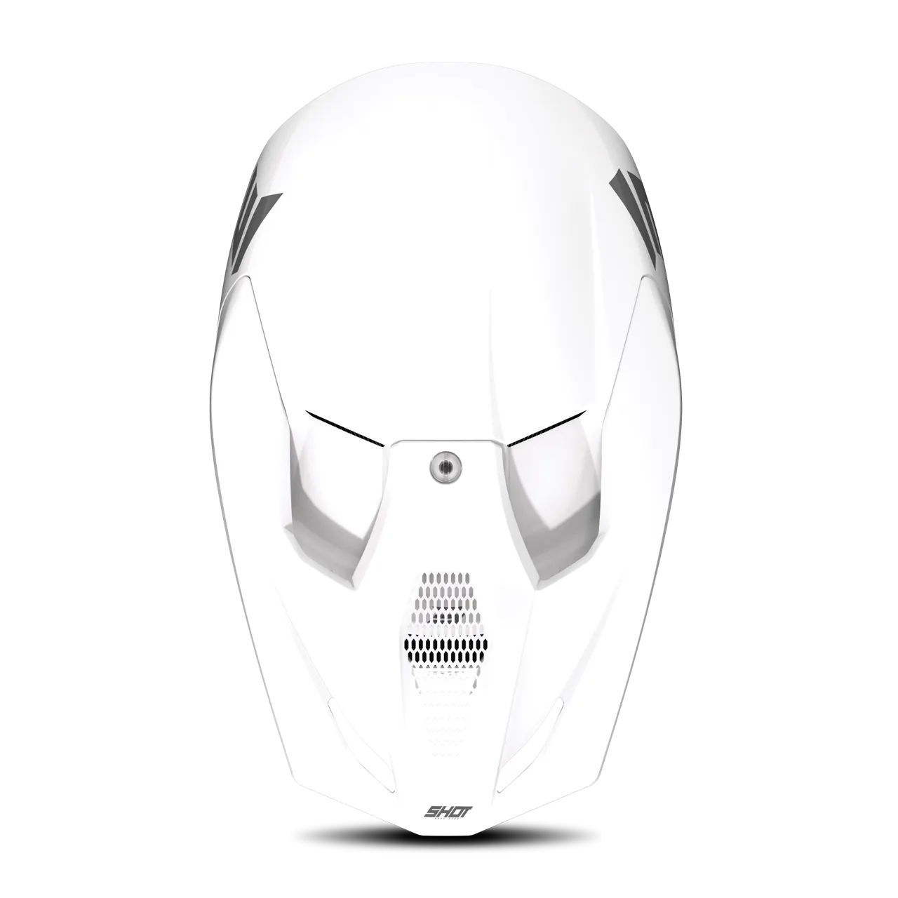 Pico de Casco de Cross Shot Furious Solid Blanco