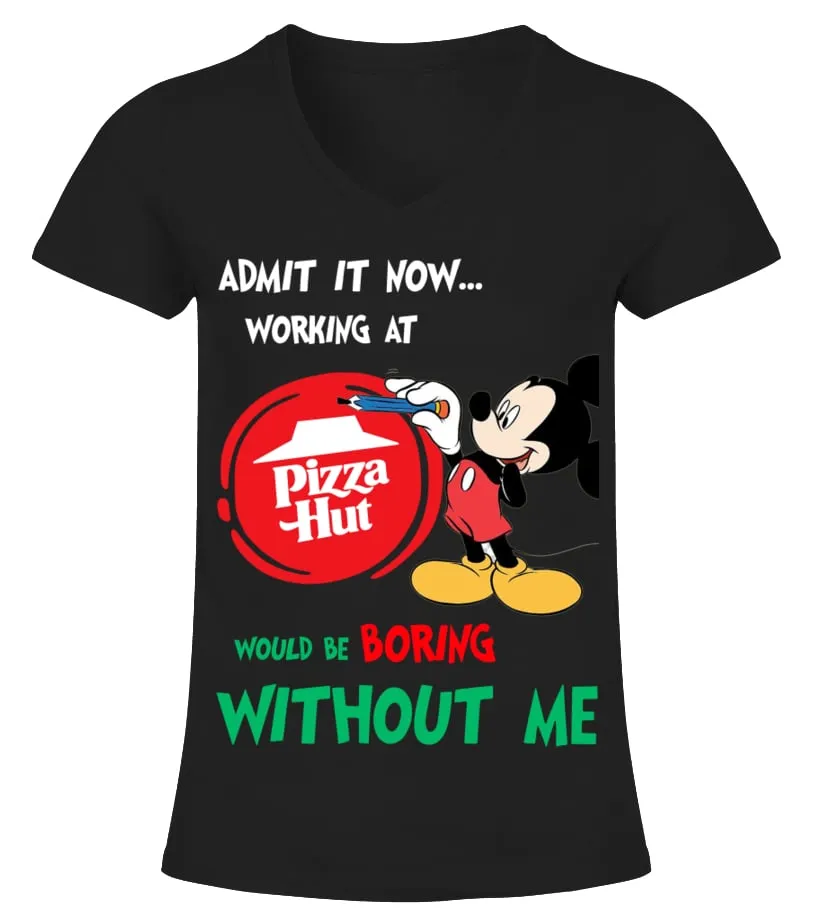Pizza Hut Camiseta cuello pico Mujer