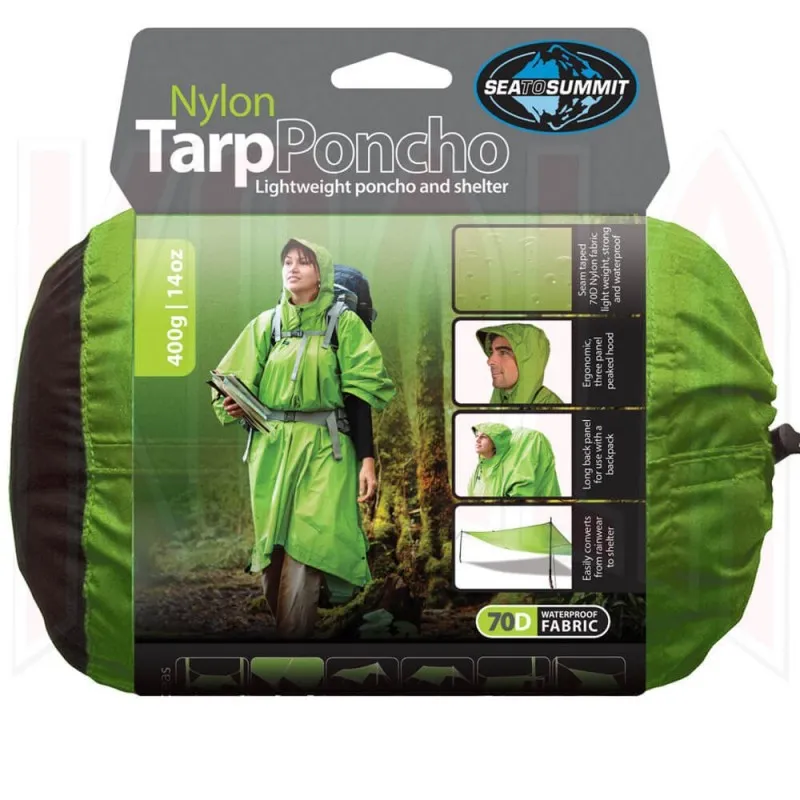 Poncho de montaña SeaToSummit NYLON TARP PONCHO