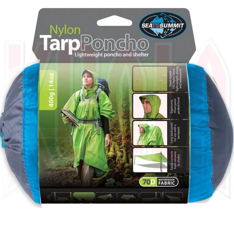 Poncho de montaña SeaToSummit NYLON TARP PONCHO