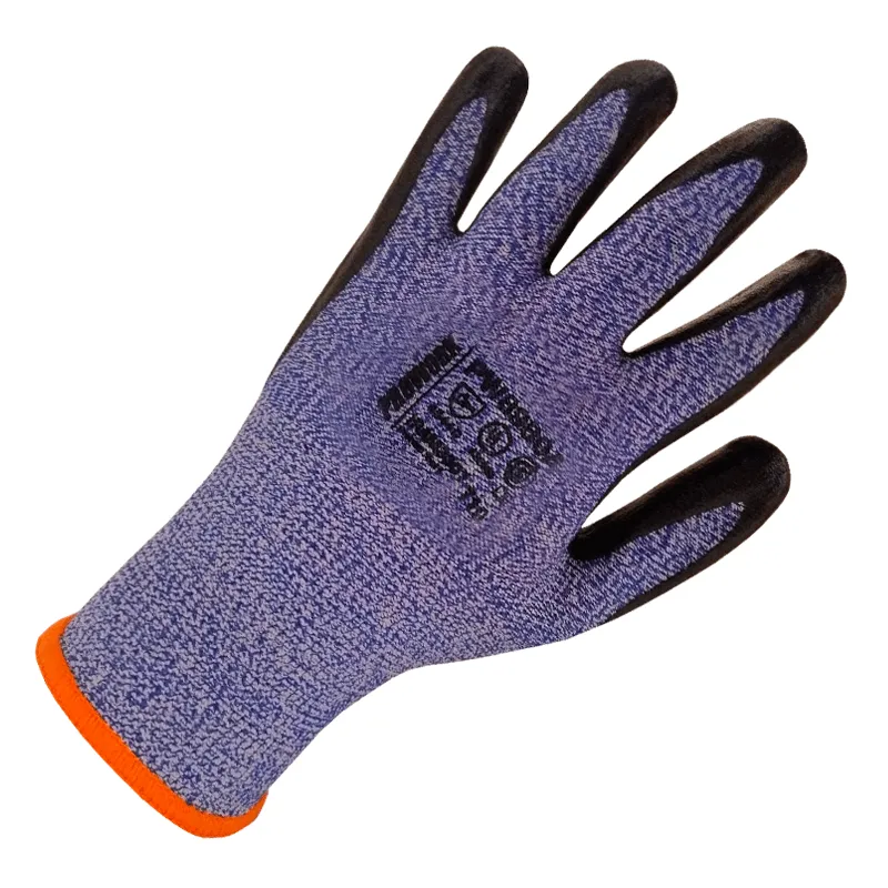 PROWORK GUANTES ANTICORTE RECUBIERTOS EN LÁTEX RUGOSO NEGRO (PW8980A)