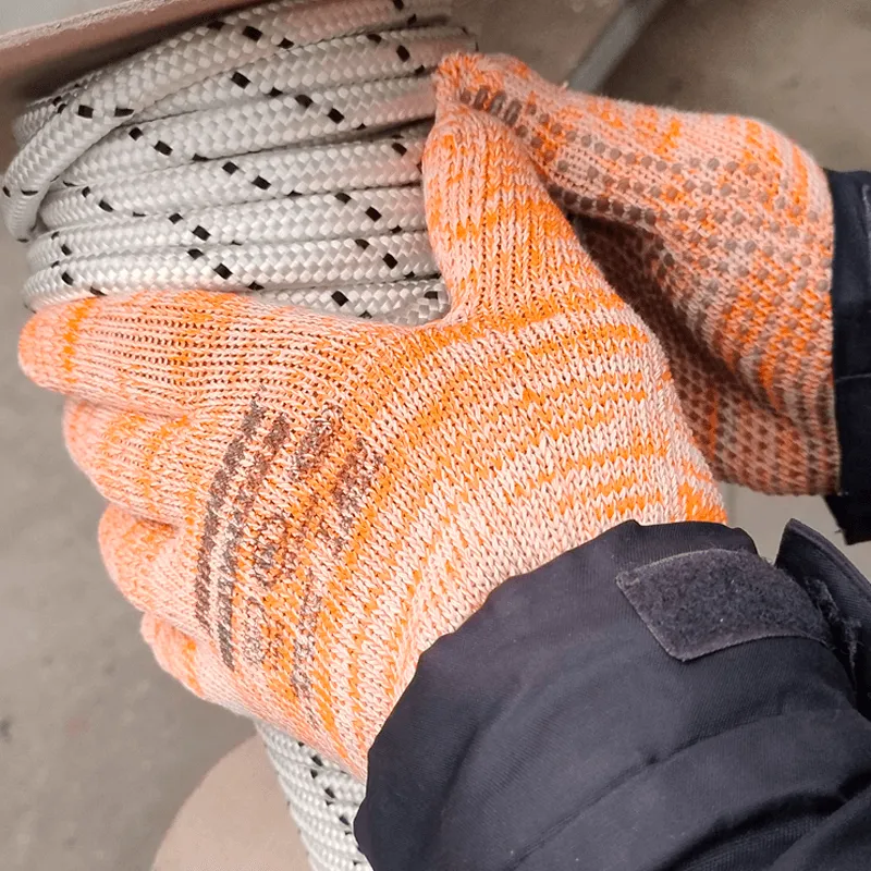 PROWORK GUANTES DE ALGODÓN MOTEADO JASPEADOS T08 (PW2000)