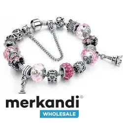 Pulsera Estilo pandora lote surtido Bisuteria Moda Grado A Nueva