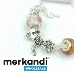 Pulsera Estilo pandora lote surtido Bisuteria Moda Grado A Nueva