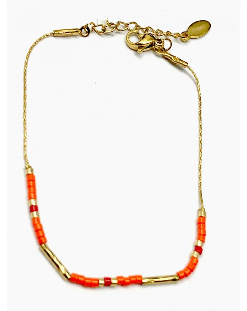 PULSERAS MUJER FINAS IDEALES PARA LLEVAR VARIAS, JARDIN DEL DESEO