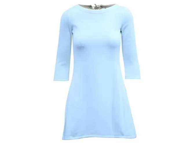 REFORMATION Minivestido blanco con lazo en la espalda Crudo 