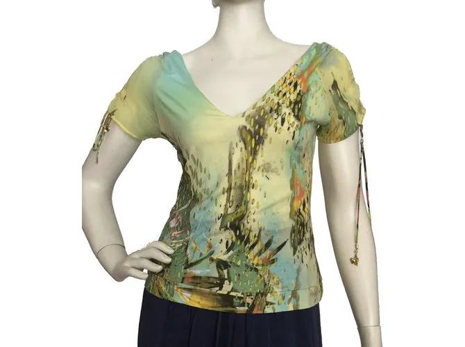 Roberto Cavalli Top estampado Multicolor 