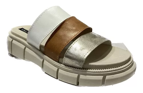 SANDALIA DE DAMA BASE COMODA LIVIANA MODA ECO CUERO ART215