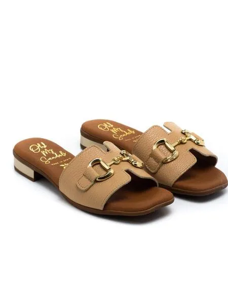 Sandalia Sandals Alexia Camel para Mujer