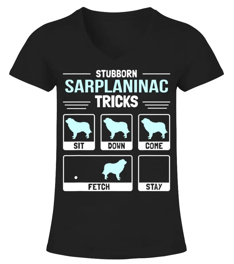 Sarplaninac Dog Owner Camiseta cuello pico Mujer
