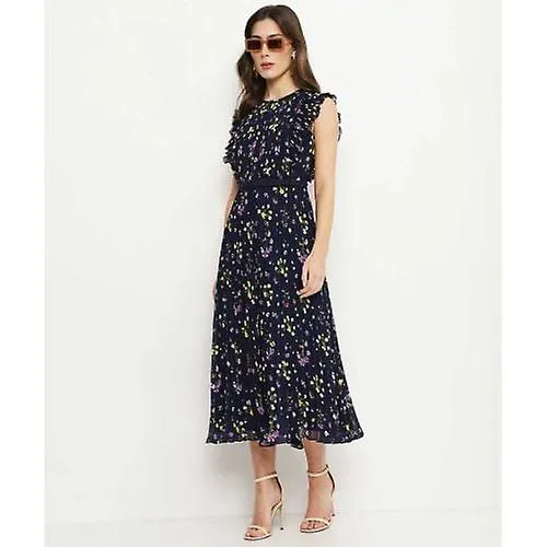 SELFPORTRAIT FLORAL CHIFFON MIDI DRESS