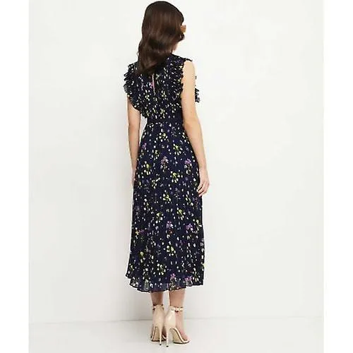 SELFPORTRAIT FLORAL CHIFFON MIDI DRESS