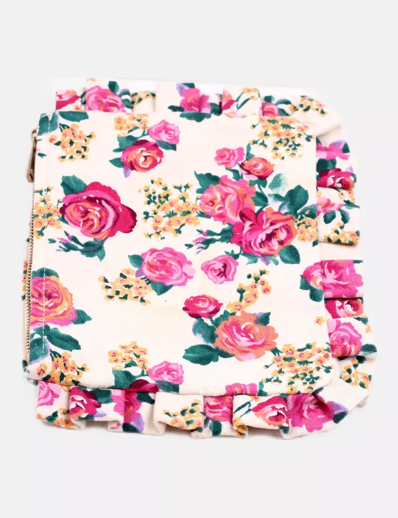 Sezane Neceser beige estampado floral
